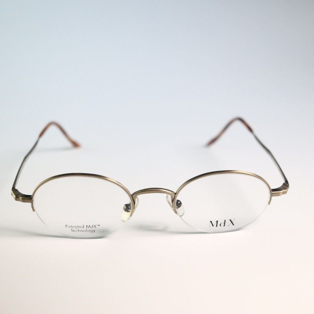 MdX tech copper MDS S-2009 47-21 140 half rim slim eyeglasses kids eyewear N14